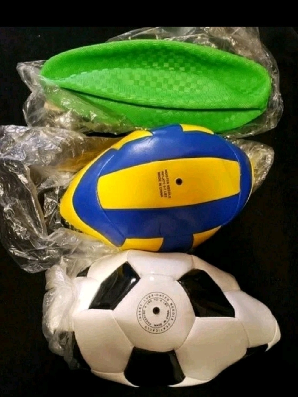Children's Sports Ball Set - Soccer, Volleyball, And Playground Ball